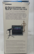 Load image into Gallery viewer, Samson Q2U USB Microphone Recording And Podcasting Pack No Tested