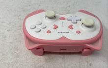 Load image into Gallery viewer, Kinvoca EG09A Pink White Wireless Gaming Controller For Nintendo Switch Untested