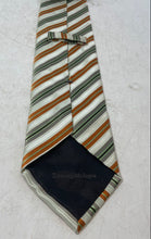 Load image into Gallery viewer, Ermenegildo Zegna Mens Multicolor Striped Adjustable Pointed Tie One Size