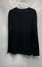 Load image into Gallery viewer, Lacoste Mens Black Long Sleeve Crew Neck Regular Fit Sleepwear T-Shirt Size L