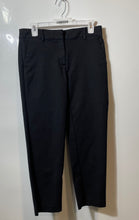 Load image into Gallery viewer, Loft Womens Black Flat Front Belt Loops Slash Pockets Dress Pants Size 2