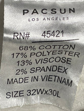 Load image into Gallery viewer, Pacsun Mens Gray Black Denim Skinniest Active Stretch Skinny Jeans Size 32X30