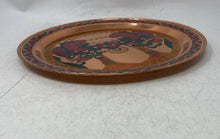 Load image into Gallery viewer, David Miro Gold-Tone Copper & Brass Lacquer Silver Plated Decorative Plate