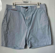 Load image into Gallery viewer, Tommy Hilfiger Mens Blue Flat Front Slash Pockets Chino Shorts Size 35