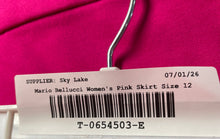 Load image into Gallery viewer, J. Crew Mario Bellucci Womens Pink Back-Zip Straight & Pencil Skirt Size 12