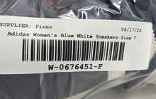 Load image into Gallery viewer, Adidas Boys Samoa G21252 Blue White Leather Lace-Up Low Top Sneakers Shoes Sz 7