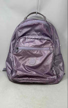 Load image into Gallery viewer, Kipling Womens Purple Zipper Adjustable Strap Top Handle Backpack