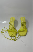 Load image into Gallery viewer, Antonio Melani Womens Barden Green Ankle Tie High Heel Strappy Sandal Size 8.5