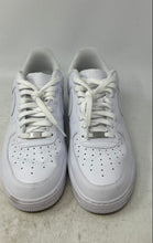 Load image into Gallery viewer, Nike Mens Air Force 1 Low White Leather Low Top Lace-Up Sneaker Shoes Size 12