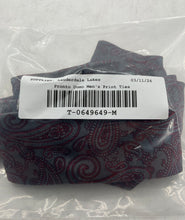 Load image into Gallery viewer, Pronto Uomo Mens Dark Brown Paisley Print Adjustable Pointed Ties