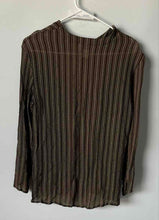Load image into Gallery viewer, Emanuel Ungaro Womens Multicolor Long Sleeve Button Front Blouse Top Size 6/40