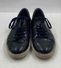 Load image into Gallery viewer, Authentic Salvatore Ferragamo Mens Black Leather Lace-Up Sneakers Shoes Sz 8 EE