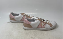 Load image into Gallery viewer, Guess Womens Gesia White And Pink Low Top Lace-Up Sneaker Shoes Size 9M