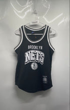 Load image into Gallery viewer, Ultra Game Mens Black Gray NBA Brooklyn Nets Sleeveless Basketball Jersey Size S
