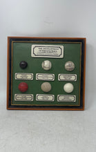 Load image into Gallery viewer, VTG The Development Of The Golf Ball Framed 3D Historic Wall Plaque 1500-1900