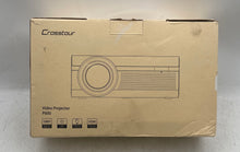 Load image into Gallery viewer, Crosstour Model P600 White 1080P Support HD Video Projector Untested