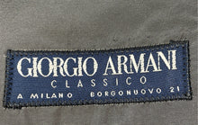 Load image into Gallery viewer, Authentic Giorgio Armani Mens Gray Wool Long Sleeve 3-Button Blazer Size EUR 52