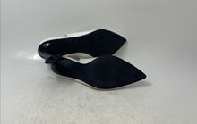 Load image into Gallery viewer, Marc Fisher Womens Sannek White Pointed Toe Slingback Heels Size 7.5