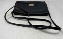 Load image into Gallery viewer, Kate Spade New York Womens Black Pebbled Leather Flap Crossbody Bag