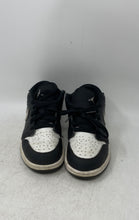 Load image into Gallery viewer, Nike Boys Air Jordan 1 Low 553560-043 Black White Lace-Up Sneakers Shoes Size 6Y