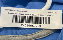 Load image into Gallery viewer, Tommy Hilfiger Mens Blue Signature Stripe Short Sleeve Pullover T-Shirt Size XL