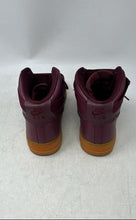 Load image into Gallery viewer, Nike Womens Air Force 1 High SE 860544-600 Burgundy Sneakers Shoes Size 8