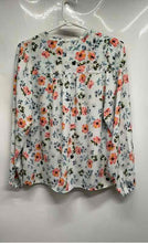 Load image into Gallery viewer, Loft Womens Multicolor Floral Print Long Sleeve Blouse Top Size SP