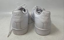 Load image into Gallery viewer, Adidas Mens Superstar EG4960 All White Leather Lace-Up Sneaker Shoes Size 8.5