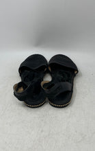 Load image into Gallery viewer, Coach Womens Black Signature Print Round Toe Slingback Sandals Size 9 B