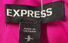 Load image into Gallery viewer, Express Womens Pink Sleeveless Regular Fit Side Zipper Ruffle Mini Dress Size S