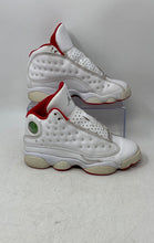 Load image into Gallery viewer, Nike Boys Air Jordan 13 414574-103 White Leather Basketball Shoes Sz 4Y No Laces