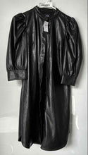 Load image into Gallery viewer, Gap Womens Black Puff Sleeve Button Front Shirt Dress Size XS With Tag