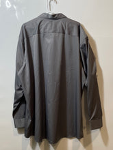 Load image into Gallery viewer, Flex Mens Gray Long Sleeve Spread Collar Lightweight Button-Up Shirt Size 4XL