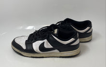 Load image into Gallery viewer, Nike Mens Dunk Low Black White Leather Low Top Lace-Up Sneaker Shoes Size 11