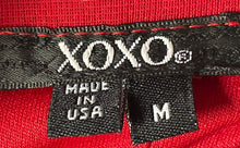 Load image into Gallery viewer, XOXO Womens Red Sleeveless Halter Neck Back Zip A-Line Dress Size M With Tag