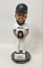 Load image into Gallery viewer, AMG Miami Marlins Sandy Alcantara Young Award Winner Bobblehead Untested