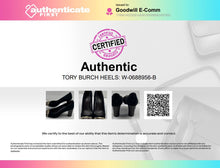 Load image into Gallery viewer, Authentic Tory Burch Womens Black Block Pump Heels Size 11M Stained Worn Damaged