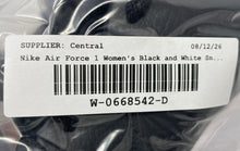 Load image into Gallery viewer, Nike Womens Air Force 1 Sage Low AR5339-002 Black White Sneakers Shoes Size 5.5