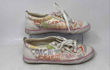 Load image into Gallery viewer, Coach Womens Multicolor Low Top Lace-Up Sneaker Shoes Size 7.5 B
