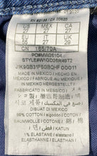 Load image into Gallery viewer, Guess Womens Blue Flat Front Medium Wash Raw Hem Pockets Jeans Shorts Size 27