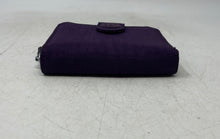 Load image into Gallery viewer, Kipling Womens Purple ID Window Zip Compartment Snap Trifold Wallet