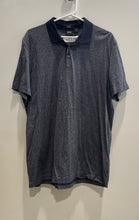 Load image into Gallery viewer, Hugo Boss Mens Black Heather Short Sleeve Collared Golf Polo Shirt Size 2XL