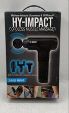 Load image into Gallery viewer, Hy-Impact Black Relieve Muscle Soreness & Stiffness Cordless Massager Not Tested
