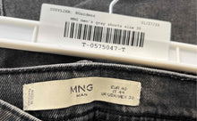 Load image into Gallery viewer, Mango Mens Gray Denim Medium Wash Pockets Regular Fit Jean Shorts Size 30