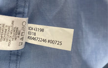 Load image into Gallery viewer, Express Mens 1MX Blue Extra Slim Spread Collar Long Sleeve Dress Shirt Size M