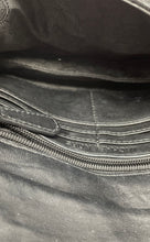 Load image into Gallery viewer, Michael Kors Womens Black Golden Inner Pockets Chain Strap Flap Shoulder Handbag