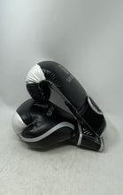 Load image into Gallery viewer, Set Of 2 Pcs Sanabul Unisex Black White Leather Professional Boxing Gloves 10 Oz