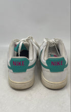 Load image into Gallery viewer, Nike Womens Court Vision Low DR9885-100 White Aqua Sneaker Shoes Size 11