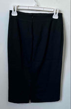 Load image into Gallery viewer, Emporio Armani Womens Black Back Slit Zipper Straight & Pencil Skirt Size 38