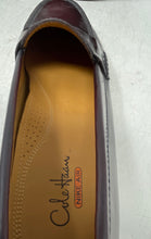 Load image into Gallery viewer, Cole Haan Mens Burgundy Leather Moc Toe Penny Loafer Dress Shoes Size 10 M